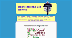 Desktop Screenshot of holme-next-the-sea.co.uk