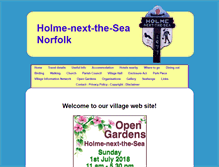 Tablet Screenshot of holme-next-the-sea.co.uk